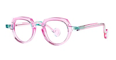 Theo Eyewear Andy - 011 Rx Glasses In Pink