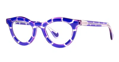 Theo Eyewear Fuga - 011 Rx Glasses In Violet