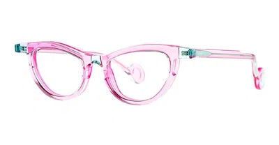 Theo Eyewear Pablo - 011 Rx Glasses In Pink
