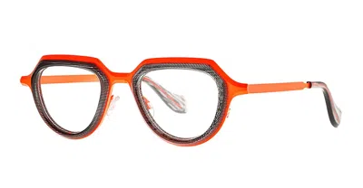 Theo Eyewear Eyeglasses In Orange