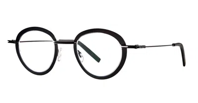 Theo Eyewear Eyeglasses In Black Matte