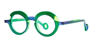 Theo Eyewear Eyeglasses In Green