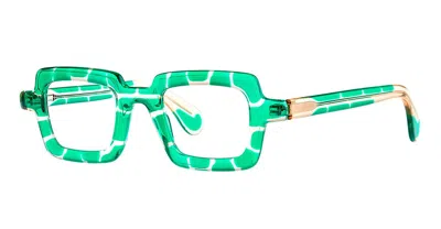 Theo Eyewear Smalti - 015 Rx Glasses In Green