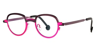 Theo Eyewear Mong Kok - 284 Rx Glasses In Pink