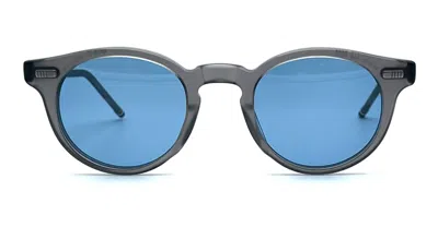Thom Browne Round - Light Grey Sunglasses