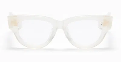 Valentino Garavani Valentino Eyeglasses In White