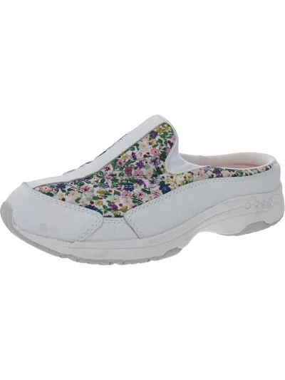 Easy Spirit Travel Time Womens Leather Lifestyle Slip-on Sneakers In Multi