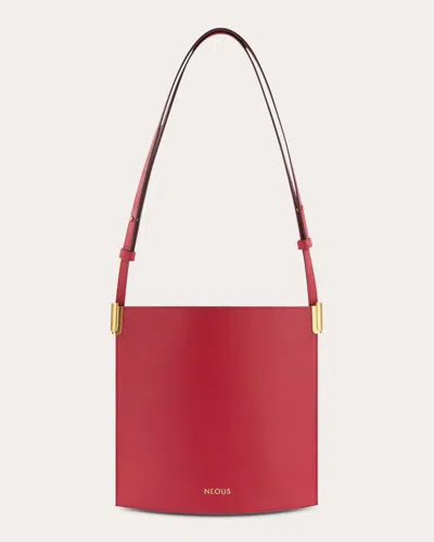 Neous Dorado 1.0 Leather Shoulder Bag In Red