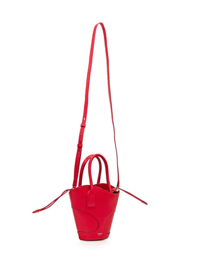 Ferragamo Tote Bag With Cut Out (s) In Red