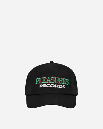 Pleasures Records Snapback Cap In Black