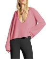Careste Women's Samantha Cashmere V-neck Sweater In Candy Pink