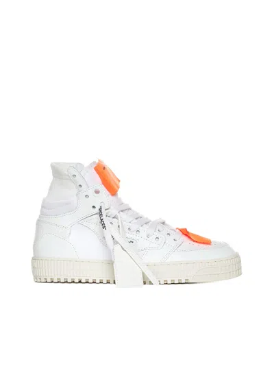 Off-white Sneakers In White Orange