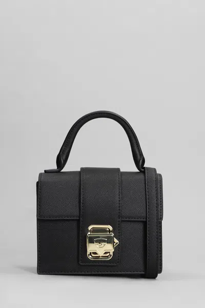 Chiara Ferragni Eyelike-buckle Faux-leather Tote Bag In Black