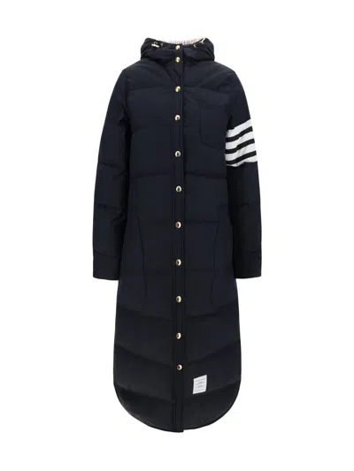 Thom Browne Oversized Down Jacket In Navy