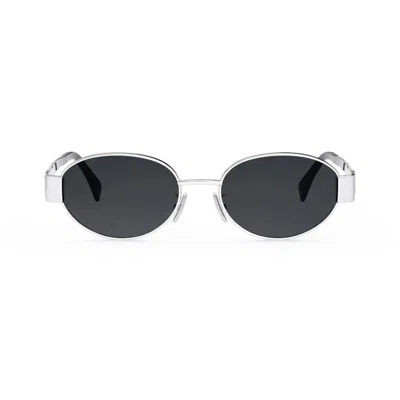 Celine Sunglasses In Silver/grigio