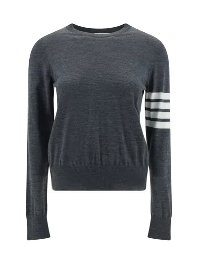 Thom Browne Sweater In Med Grey