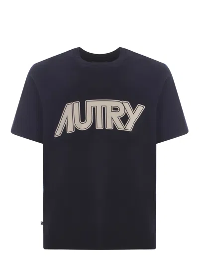 Autry T-shirt  Made Of Cotton In Blu