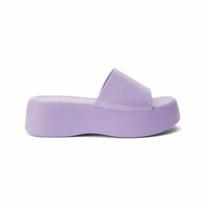 Matisse Solar Platform Sandals In Purple