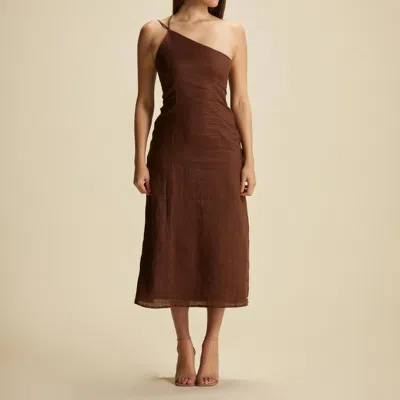 Faithfull The Brand Midi Dresses In Brown