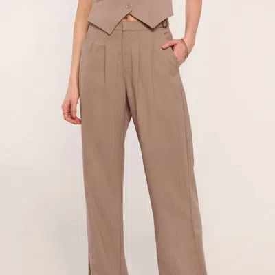 Heartloom Maxine Pant In Taupe In Brown