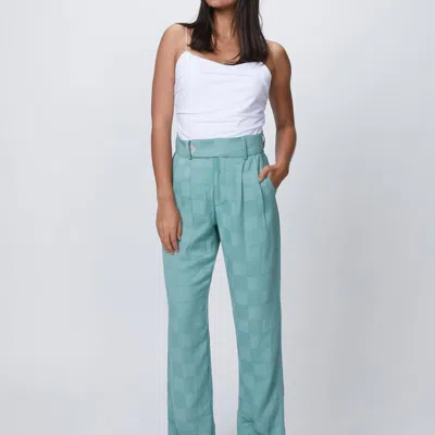 The Line By K Bettina Trouser In Spirulina In Green