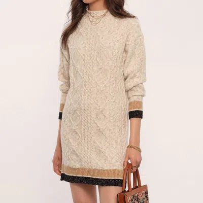 Heartloom The Neve Dress In Ivory In Brown