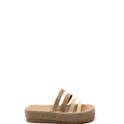 Matisse Gwen Platform Sandal In Natural Multi In Brown