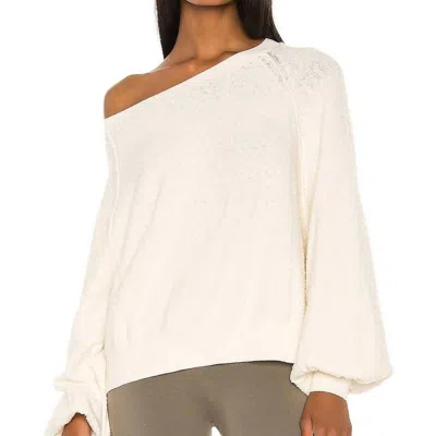 Free People Found My Friend Pullover In Cream In Brown