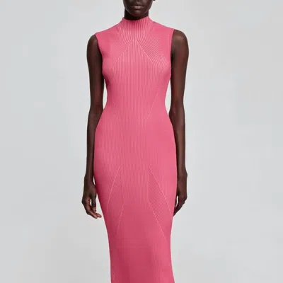 Acler Rickman Dress In Berry In Pink