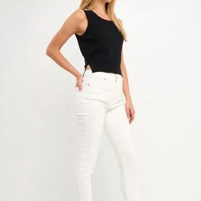 English Factory Skinny Jeans In White
