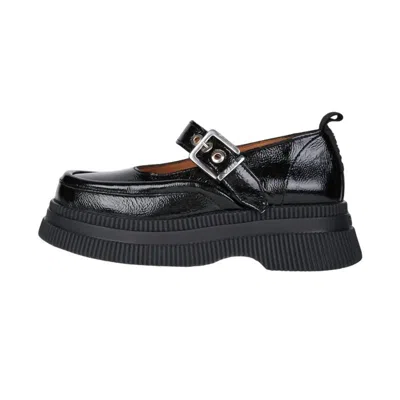 Ganni Creepers Mary Jane In Black