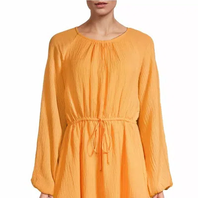 Faithfull The Brand Women's Constance Linen Gauze Minidress In Yellow