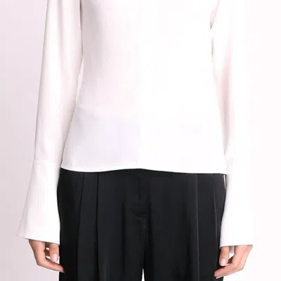 A.l.c Skylar Embellished Neck-strap Blouse In Off White