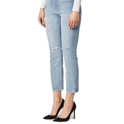 Hudson Holly High Rise Straight Jean In Light Wash In Blue