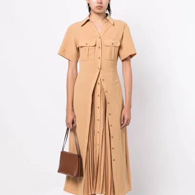 A.l.c Florence Dress In Brown