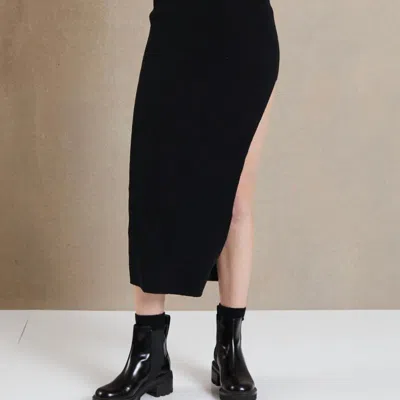 Bec & Bridge Anouk Knit Midi Dress In Black