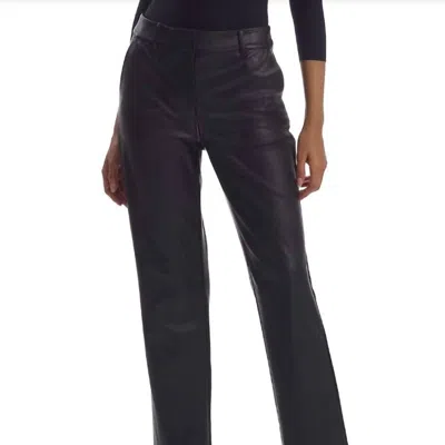 Commando Faux Leather Pant In Black