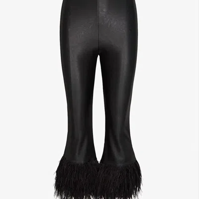 Commando Faux Leather Feather Legging In Black