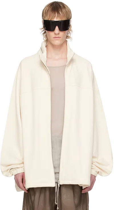 Rick Owens Off-white Champion Edition Jumbo Hoodie In 21 Natural