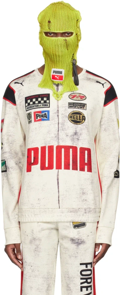 Puma Off-white A$ap Rocky Edition Sweatshirt In Warm White