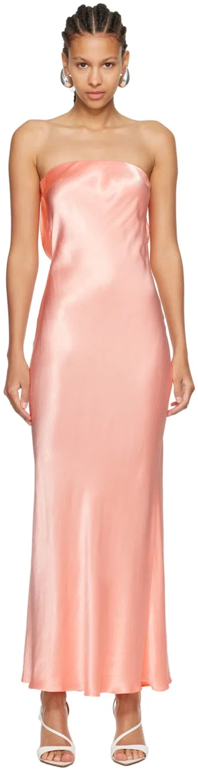 Bec & Bridge Pink Moondance Maxi Dress In Coral