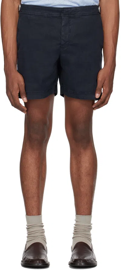 Orlebar Brown Navy Bulldog Shorts In Night Iris