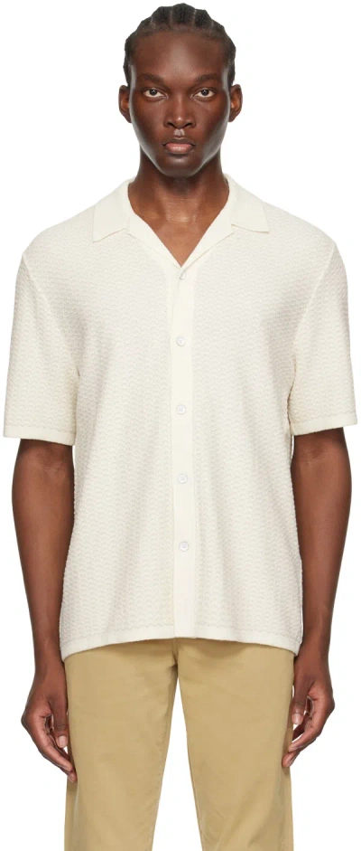 Rag & Bone Off-white Avery Shirt In Ivory