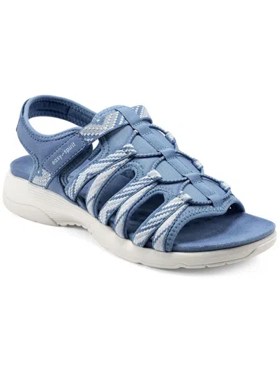 Easy Spirit Torye Womens Strappy Caged Sport Sandals In Blue