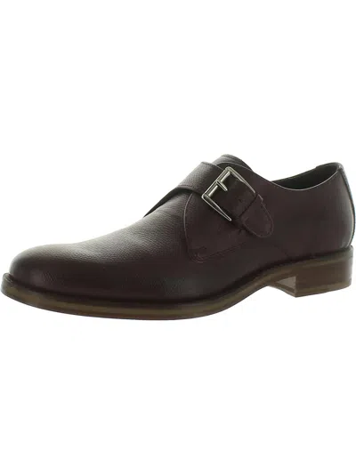 Cole Haan Mens Comfort Insole Patent Dress Shoes In Brown