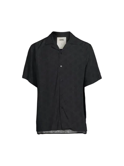 Oas Men's San Sebastián Viscose Shirt In Black