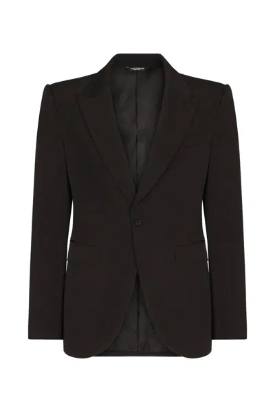 Dolce & Gabbana Tailored Jacket In Negro