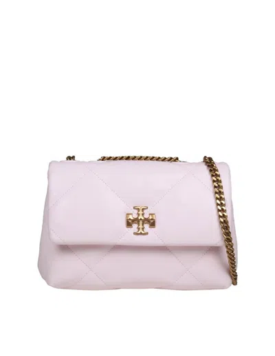 Tory Burch Leather Shoulder Bag In Purple