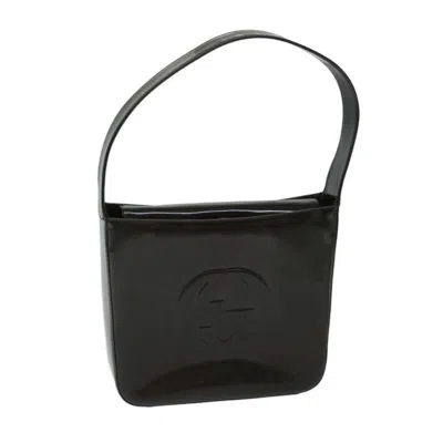 Gucci Brown Patent Leather Shoulder Bag ()