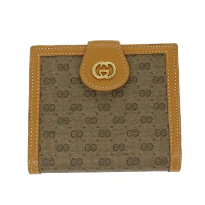 Gucci Gg Canvas Beige Canvas Wallet  ()